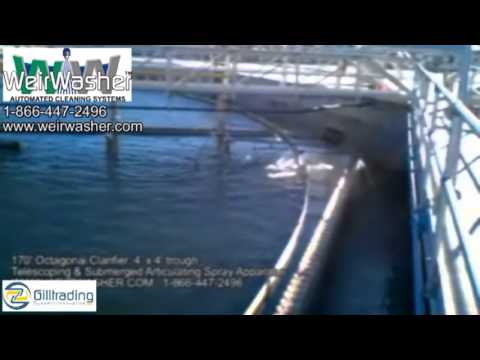 WeirWasher algae tank cleaning