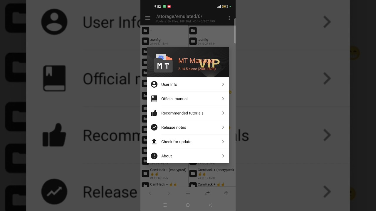 MT Manager VIP Latest ! Unlocked Features Revealed! 🔓🔥 #MTManager #VIPHack #Shorts #Viral #TechTips