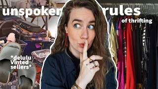 9 unspoken rules of thrifting // stop making these mistakes when shopping second hand