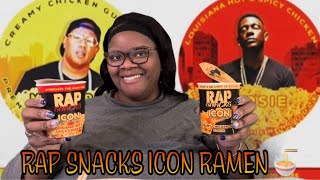 RAP SNACKS ICON RAMEN NOODLE COLLAB W/@MzLouisianaHousewife ​⁠@hashtagthecannons #THEREVIEWQUEEN