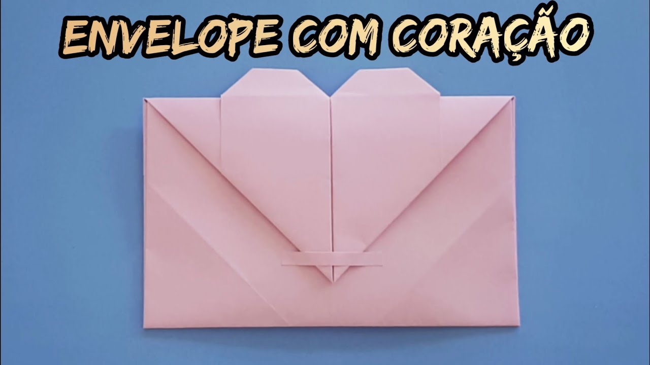 Watch Now Como Fazer Envelope com Coração Como Fazer Envelope com Coração