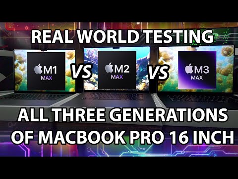 M3 max MacBook Pro versus the M2 max and M1 Max