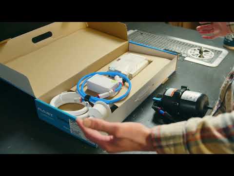 Flojet Bottle Water Pump BW5000 and Caffewerks Accumulator Kit Unboxing