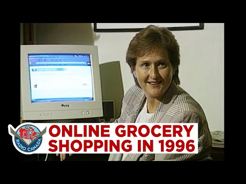 Archival Footage Shows What It Was Like To Do Online Grocery Shopping In 1996