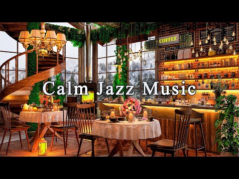 Relaxing Jazz Instrumental Music for Studying, Working ☕ Calm Jazz Music & Cozy Coffee Shop Ambience
