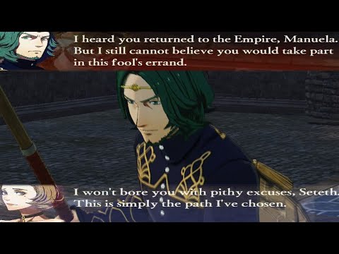 Fire Emblem Warriors: Three Hopes - Manuela vs Seteth Unique Dialogue