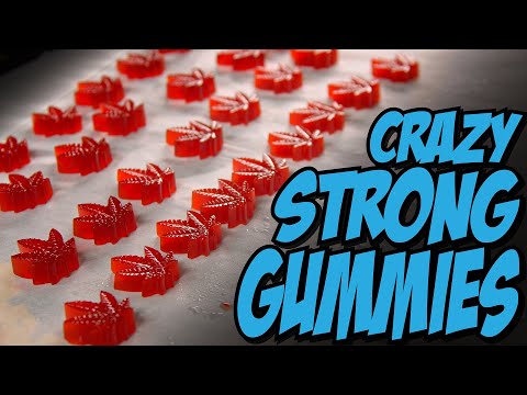 Crazy Strong Weed Gummies! Made from 40 Rosin Pucks!
