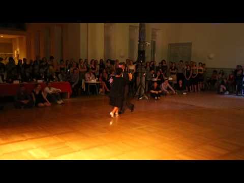  Graciela Gonzalez  and  Vladimir Khorev  are  dancing  at  White Nights tango festival  in  2015