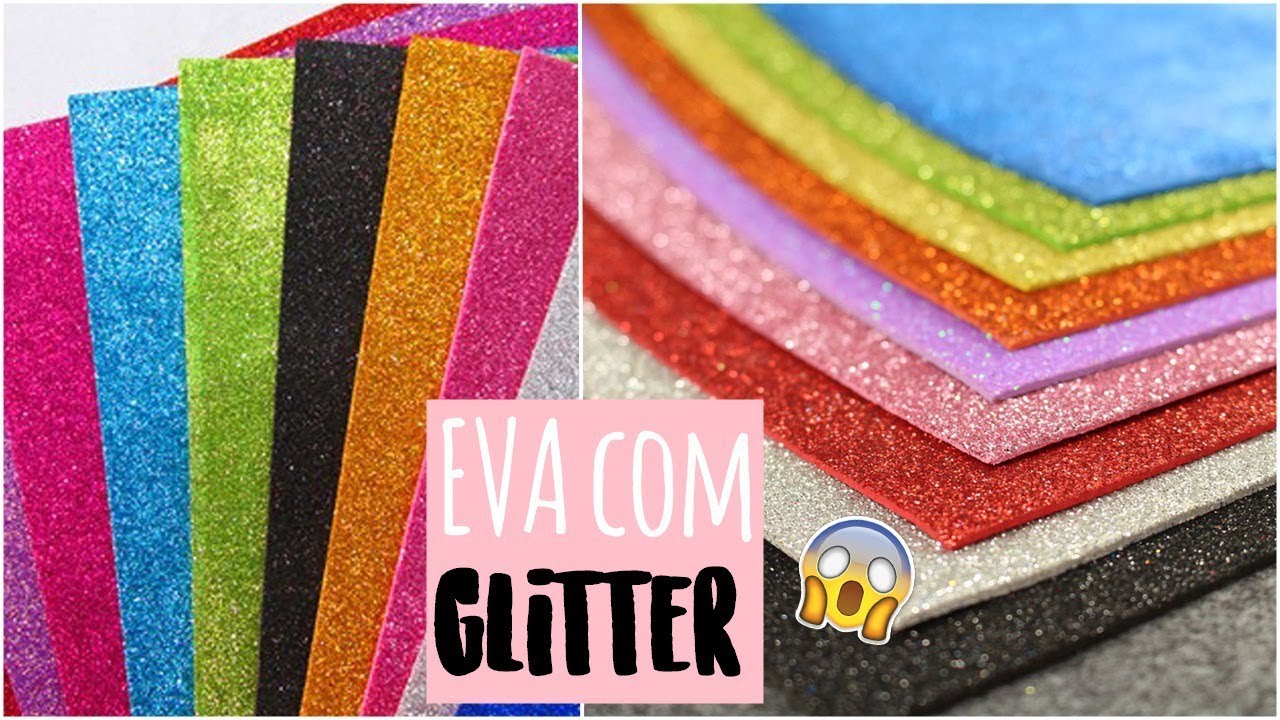 Watch Now Como fazer EVA com glitter Como fazer EVA com glitter