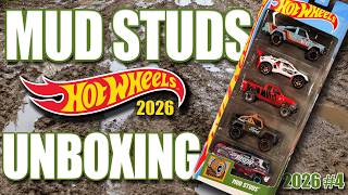 Unboxing 2026 Hot Wheels Mud Studsl 5-Pack!