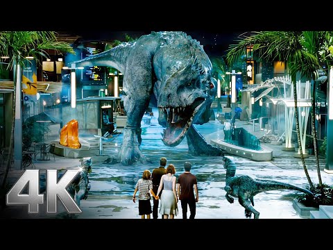 Final Stand: Blue, Rexy & Owen vs Indominus | Jurassic World | CLIP 💥 4K