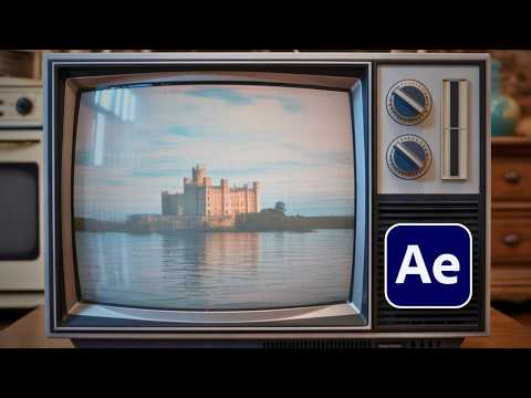 How to Create a CRT TV VHS Effect in After Effects