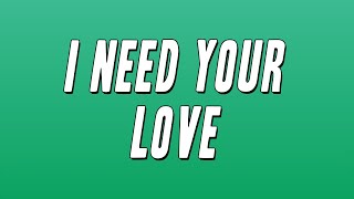 Calvin Harris &amp; Ellie Goulding - I Need Your Love (Lyrics)