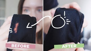 HOW TO REMOVE BLEACH STAINS FROM CLOTHES | Dyeing fabric - How to use Dylon Fabric Dye