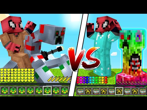 FAKİR CREEPER VS ZENGİN CREEPER (999 ELMAS KAZANAN!) - Minecraft
