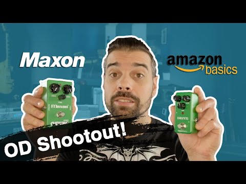 Maxon OD808 vs Amazon Basics Drive SHOOTOUT | Battle of Overdrives