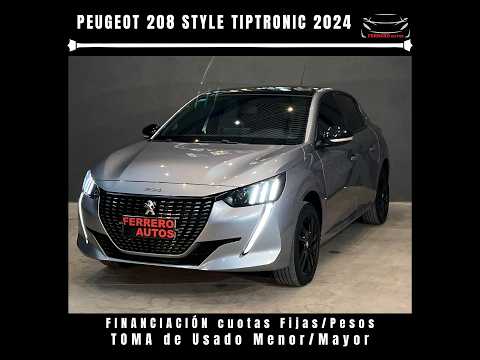 Se Vende: Peugeot 208 Style Tiptronic 2024 - FERRERO Automotores Oncativo (Provincia de Córdoba)