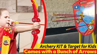 Best Christmas Toys for Boys or Girls - Archery Toy Set for Kids - Archery Games - Bow & Arrow