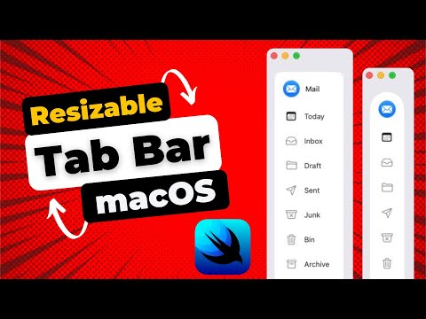 Resizable Custom Tab Bar for macOS - Xcode 15 thumbnail