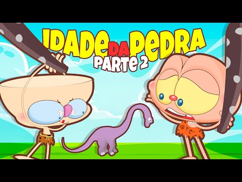 Viajando pelo tempo: Mongo e Drongo encontram os dinossauros - DESENHO ANIMADO