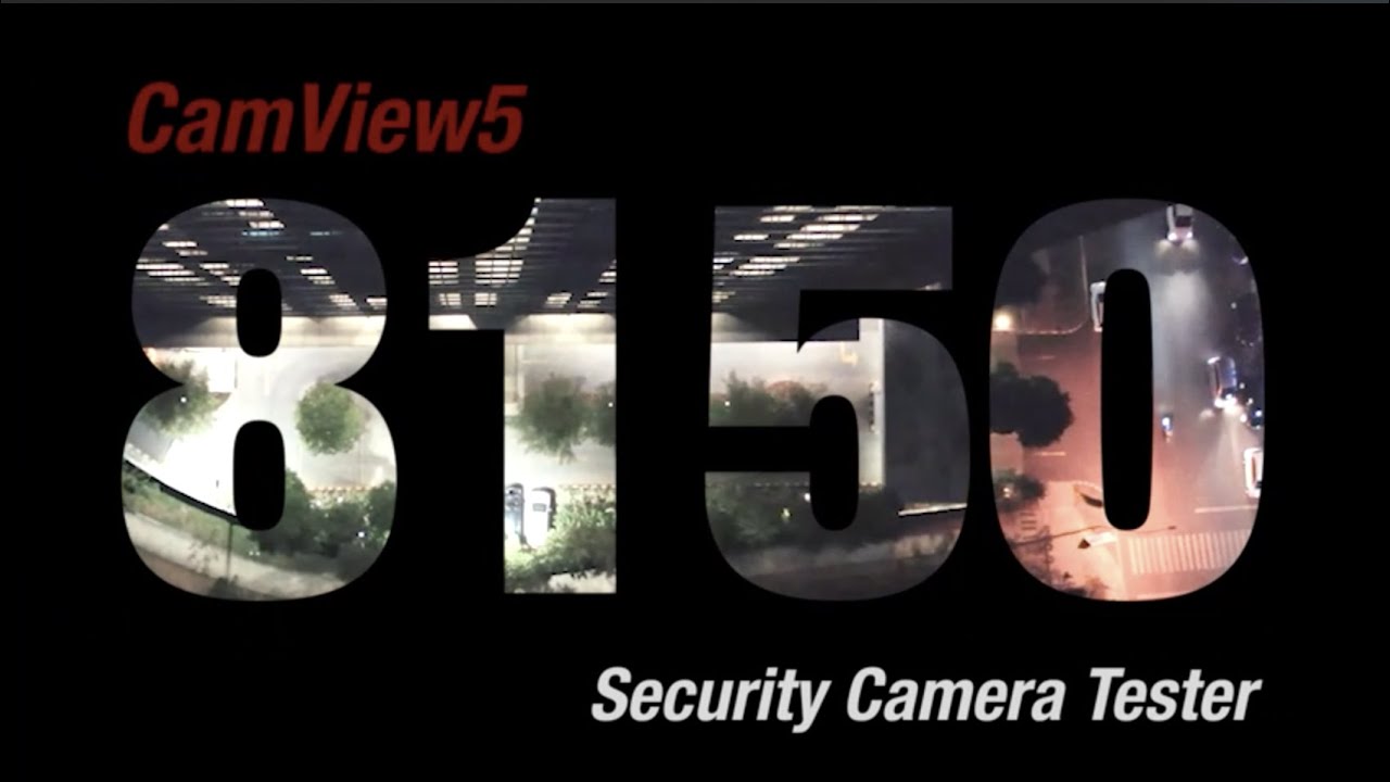 Triplett 8150 CamView IP Pro 5 CCTV Security Camera Tester with 5\