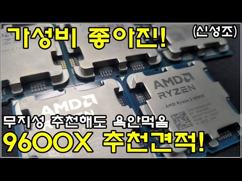 무지성 추천해도 욕안먹는 9600X 추천 견적