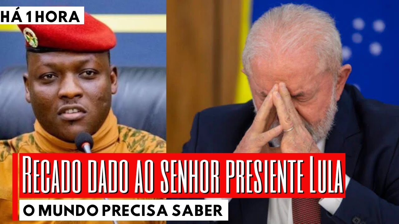 Guerra Diplomática no Ar: Ibrahim Traoré Revela Segredos que Ameaçam Lula