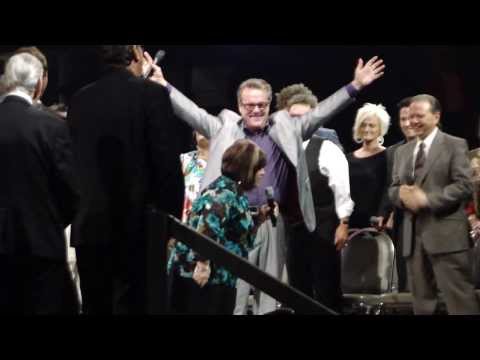 Wesley Pritchard, Mark Lowry, and Libbi Perry Stuffle sing What a Lovely Name
