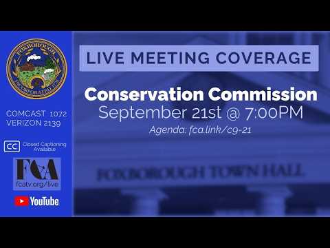 Thumbnail for Conservation Commission Meeting – September 21, 2026