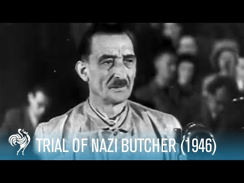 Trial Of Nazi Butcher Heinrich Jöckel (1946) | British Pathé