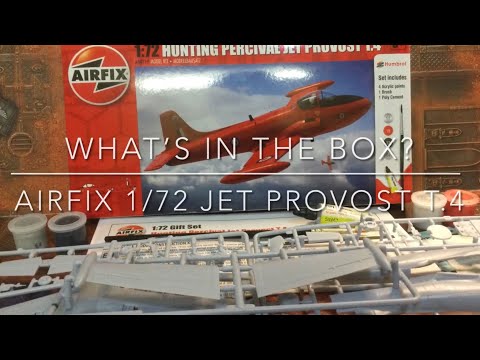 What’s in the box? - Airfix 1/72 Hunting Percival Hunting Provost T.4