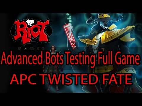 League of Legends Advanced Bots Full Game APC Twisted Fate