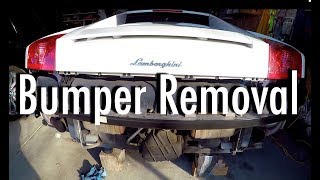 Lamborghini Gallardo Rear Bumper Removal HD