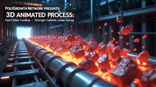 PolyGrowth Network Presents: Fast Clinker Cooling Process | 3D Animation Explained |