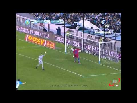PENAL Y GOL DE SAJA - SAN LORENZO 0 RACING 4 - FECHA 9 (29 09 2012)