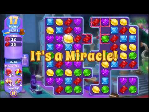 Wonka's World of Candy Level 693 - NO BOOSTERS + FULL STORY 🍫 | SKILLGAMING ✔️