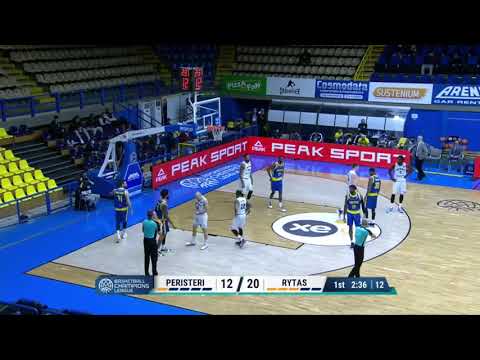 CL league. BC "Peristeri" 81 vs 74 BC "Rytas". 12/01/2021