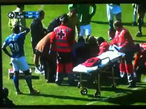 Parada Cardiaca em campo de Miguel Garcia - UD Salamanca 0x3 Betis 24.10.10