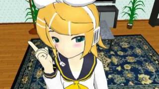 【MMD Drama】KAITO's Newlywed Life (New Wife Rin Part)(English annotations & captions)