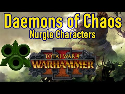 Daemons of Chaos - All Possible Legendary Lords (Nurgle) Total War Warhmammer 3