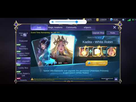 339 Diamonds Kadita Special Skin (White robin)