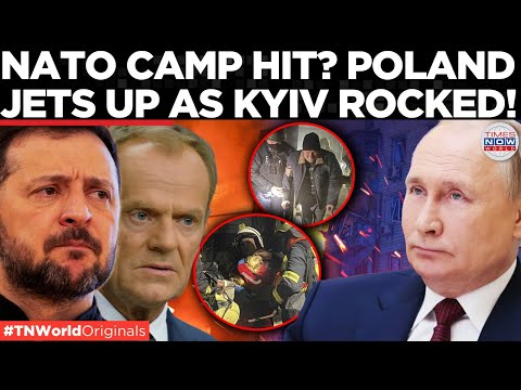 KYIV HIT HARD: Poland Scrambles Jets As NATO Watches Moscow's Mass Strike Wave | Times Now World