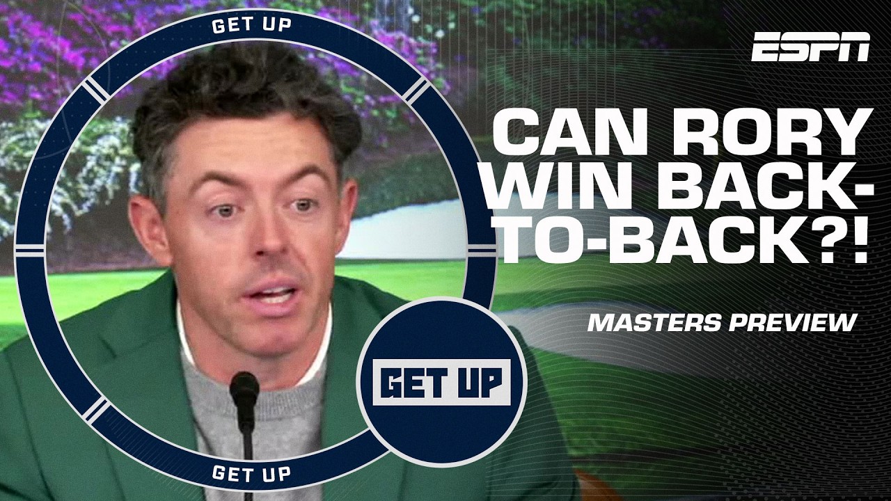 Rory McIlroy says he's 'relaxed, but not any less motivated' to win the 2026 Masters ⛳️ | Get Up