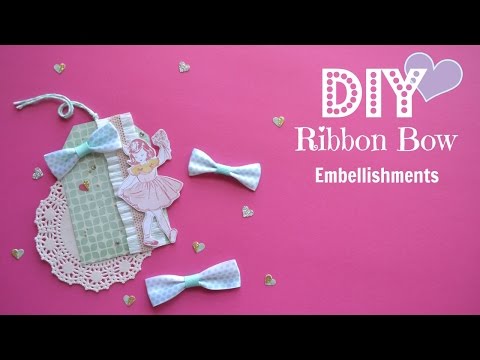DIY Embellishments: Ribbon Bows- Build Your Stash #8 Video