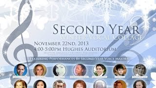Ohio State University School of Music Second Year Winter Vocal Collage - Nov. 22nd, 2013