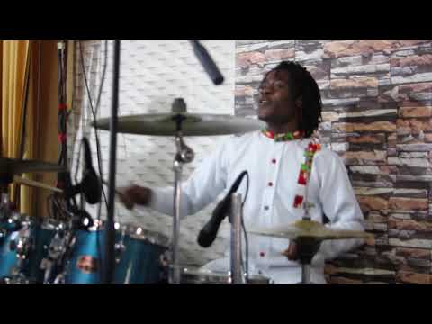 Chris Kibamba on Tama drums