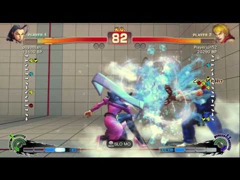 Playerjun52 [Ken] vs puyossan [Rose] SSF4 Japanese Online Ranked Matches - TRUE-HD