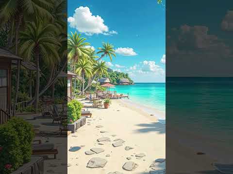 한적한 바닷가 카페 🌴 Seaside Coffee Lofi Vibes ☕ 휴식 감성 브금 #힐링사운드