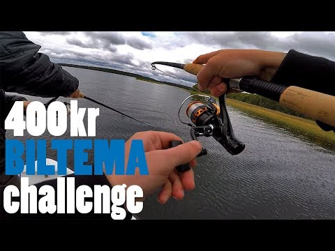 400kr Biltema challenge! Gäddfiske.