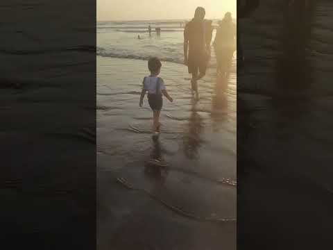 Mihika is enjoying seashore/#Dapoli Beach/#Shorts/#ViralVideo/#Tum Tum song